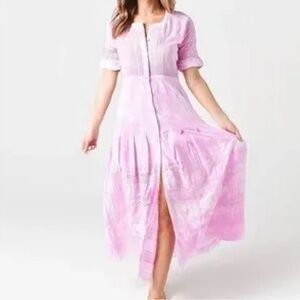 Love Shack Fancy Edie Dress Pink